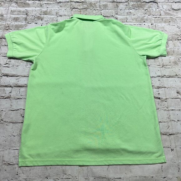 Ralph Lauren Golf Polo Men’s Shirt Sz.Large Lime Green Short‎ Sleeve Custom Fit - Picture 5 of 10